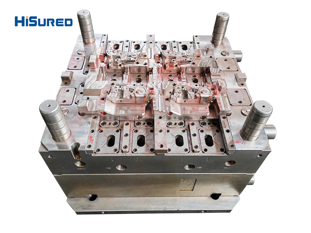 Precision injection mold during machining and fitting