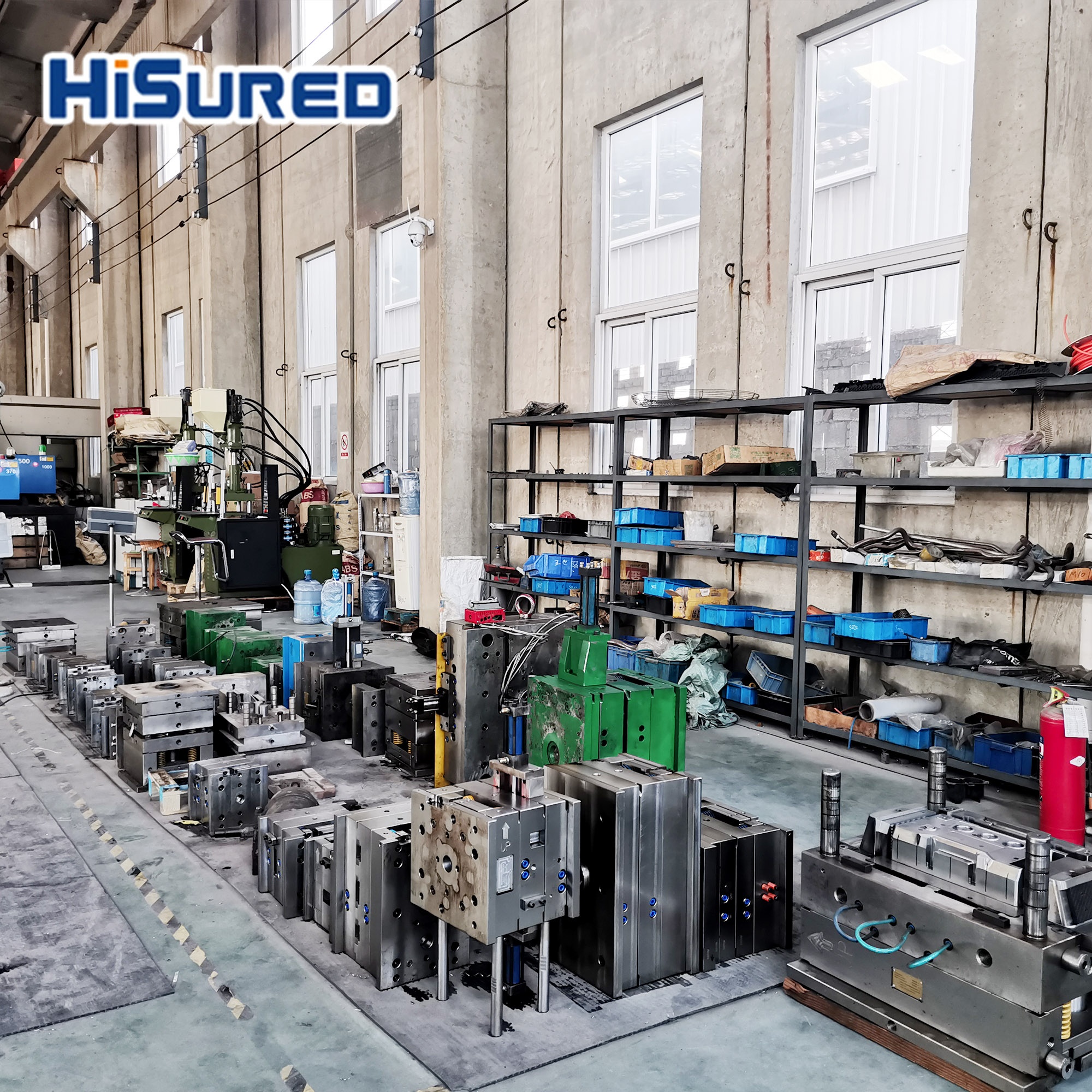 Molds staged in the Hisured production and storage area