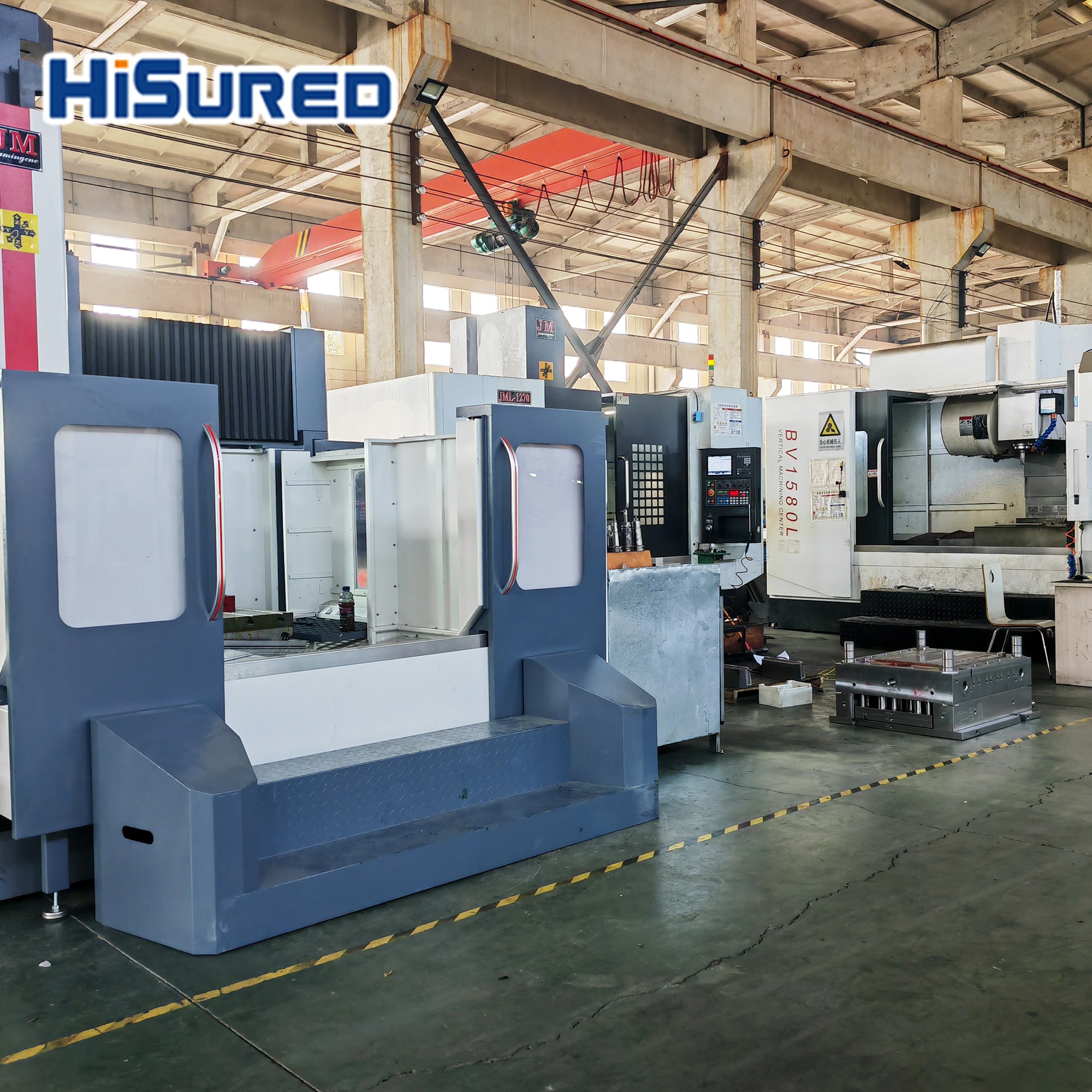 Hisured production bay photographed inside the Qingdao workshop